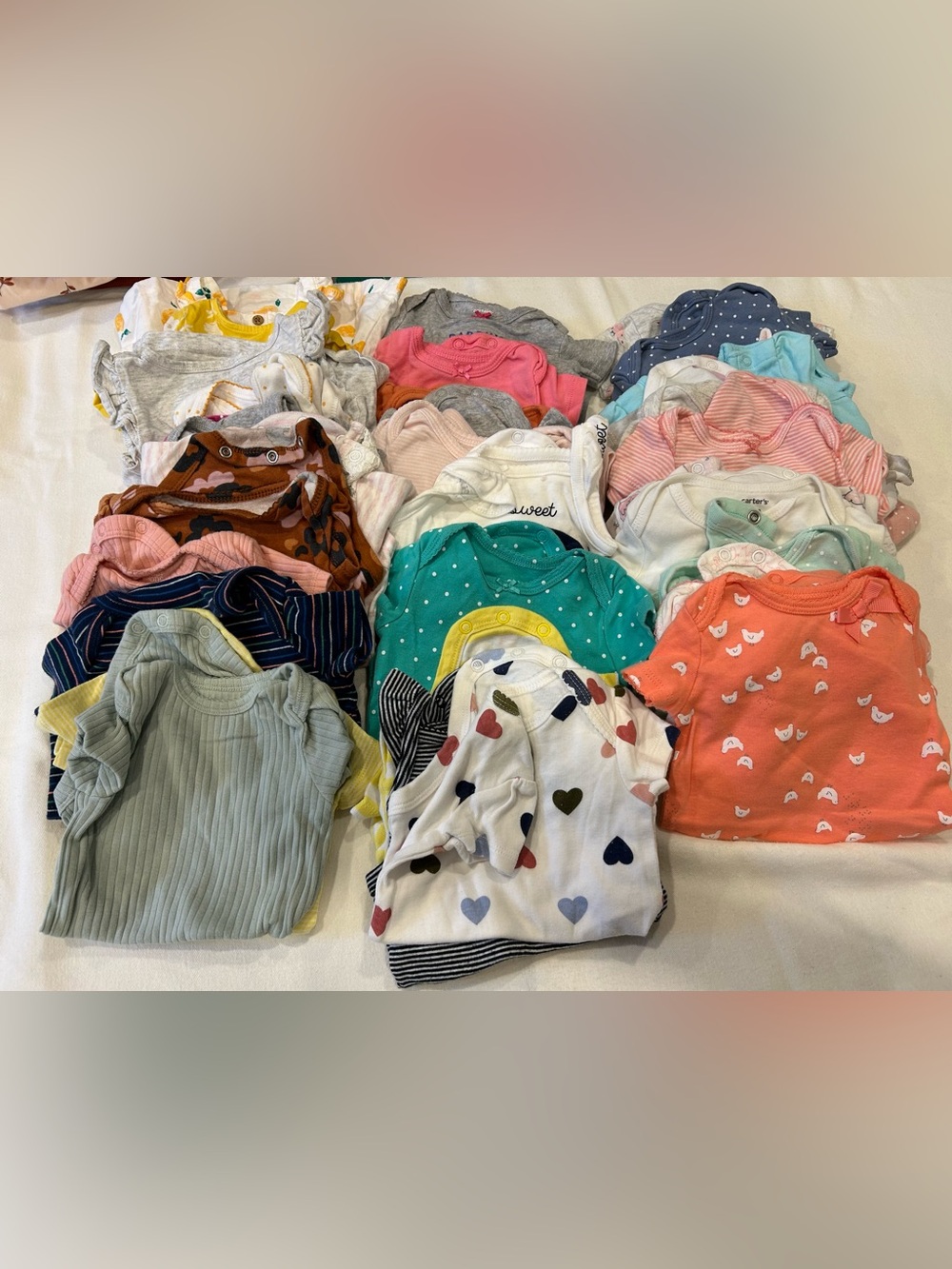 30 baby girl top bundle